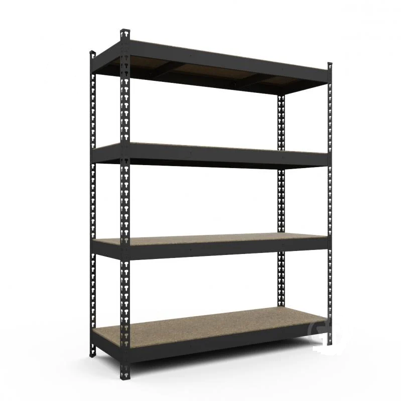 Стелаж 1800x1200x600 мм Меткас Титан антрацит ДСП полиці 4 шт. фарбований (40535680)